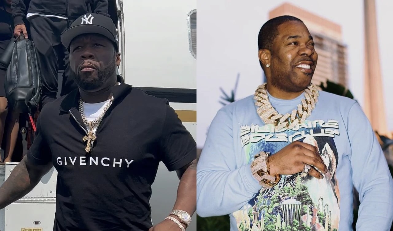 50 Cent Playfully Trolls Busta Rhymes Over His Huge Chain [Video] |  lovebscott.com