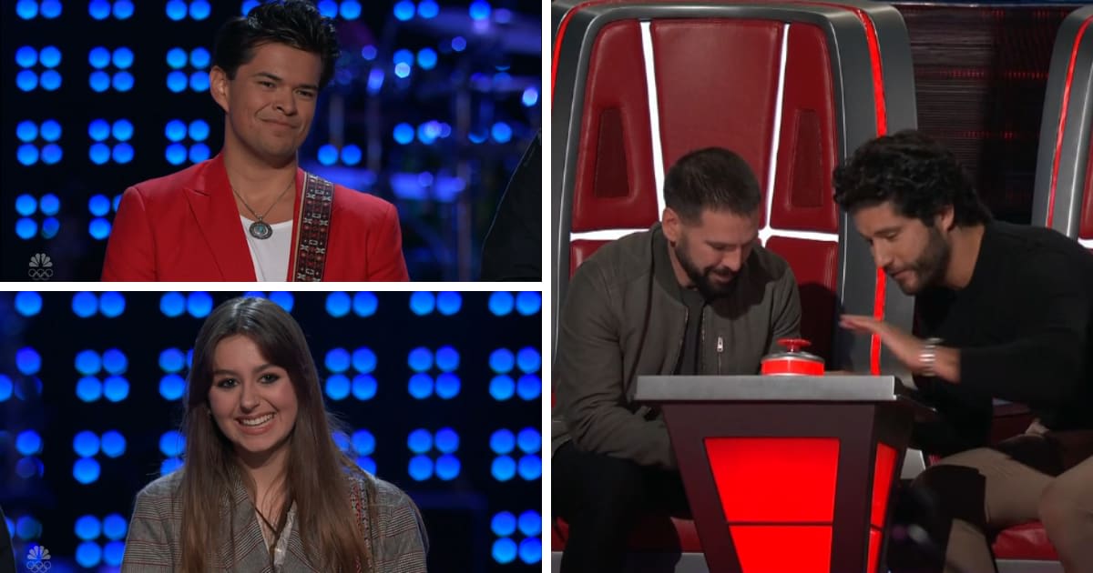 Team Dan + Shay saved Anya True over AJ Harvey in 'The Voice' Season 25 Battles (NBC)