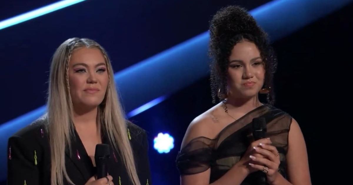 'The Voice' contestants Serenity Arce and Bri Fletcher perform 'Someone You Loved' (X/@NBCTheVoice)