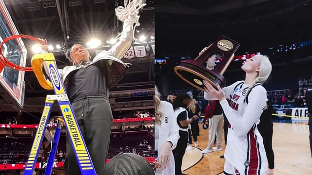 South Carolina coach Dawn Staley and star Chloe Kitts