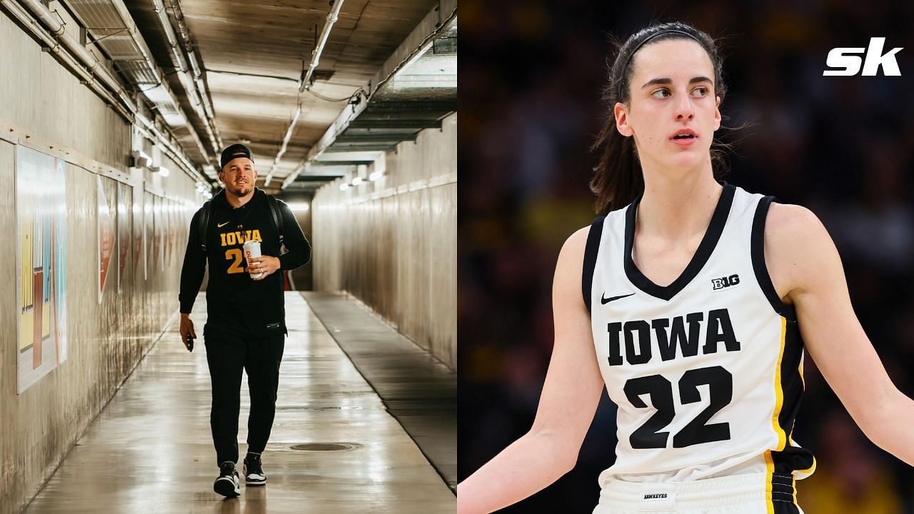 Mike Trout gets college basketball sensation Caitlin Clark