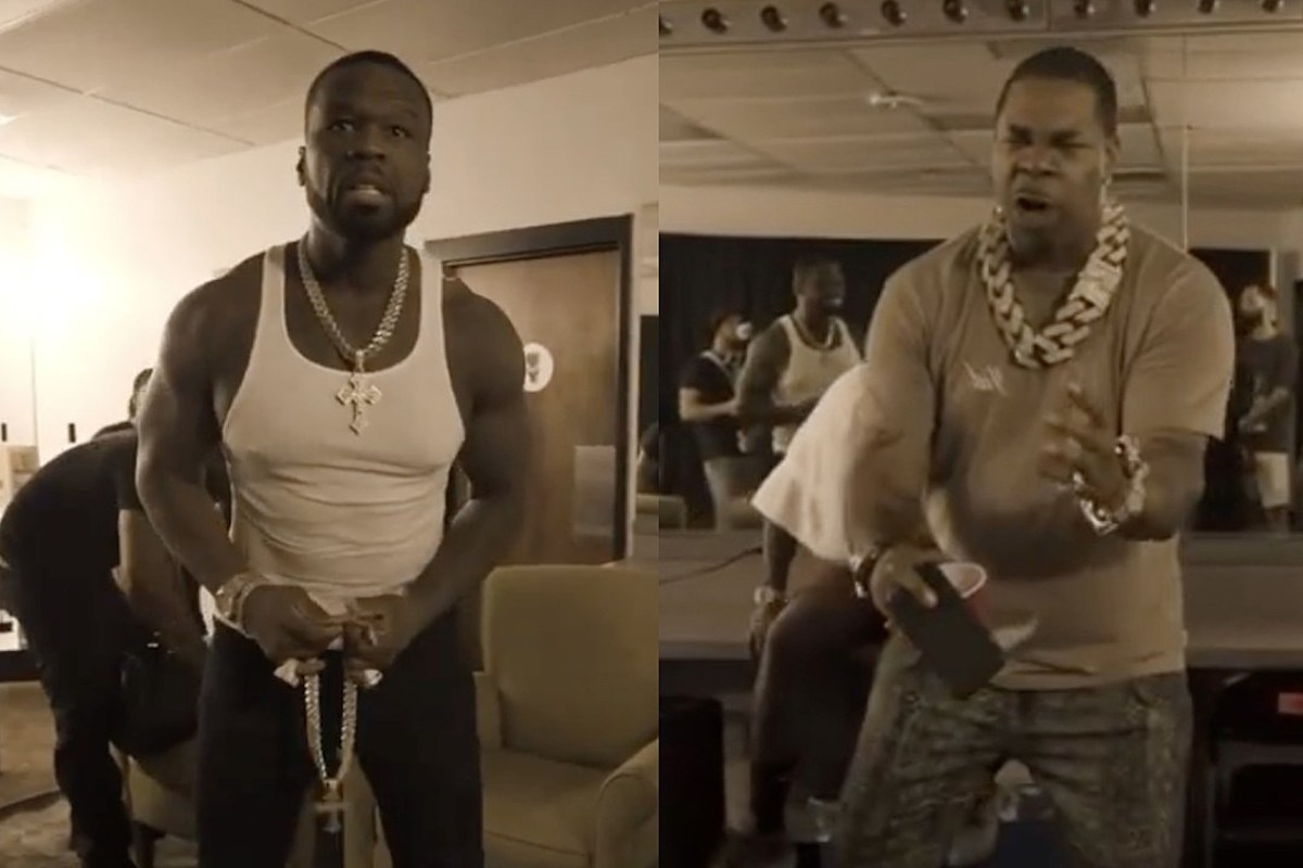 50 Cent Pokes Fun at Busta Rhymes for Wearing Gigantic Gold Chain - XXL