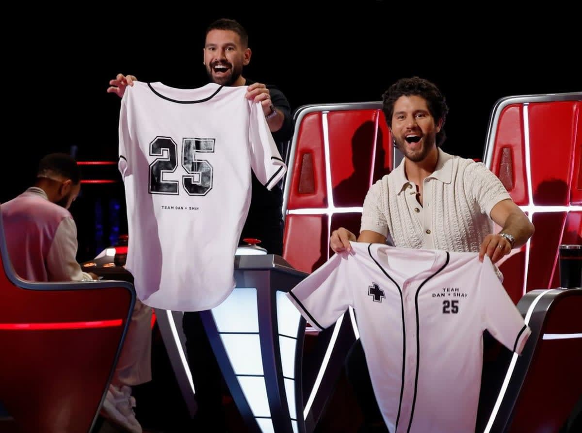 'The Voice' Season 25 coaches Dan + Shay (Instagram/nbcthevoice)