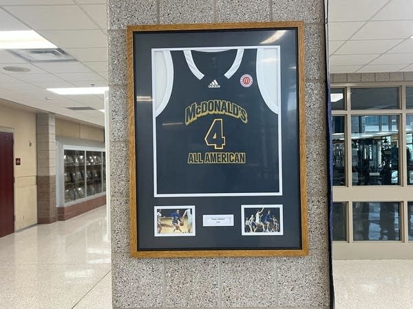 A framed jersey