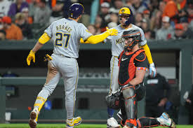 Milwaukee Brewers: A Home Run Derby And Benches Clear In 11-1 Win Against  Baltimore Orioles.