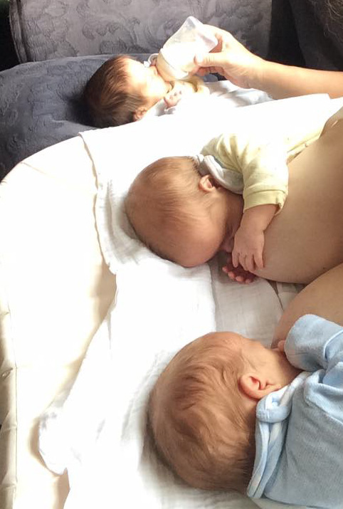 Breastfeeding Journey of a Mom with Triplets